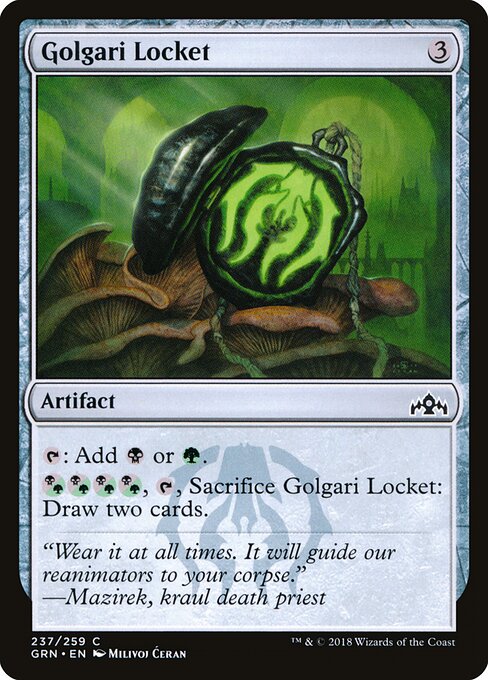 Golgari Locket - Guilds of Ravnica Magic card