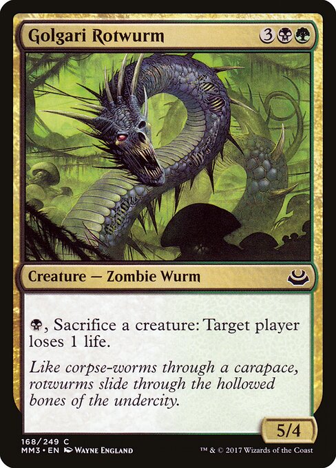 Golgari Rotwurm - Modern Masters 2017 Magic card