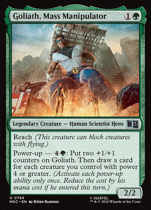 Goliath, Mass Manipulator art by Björn Barends