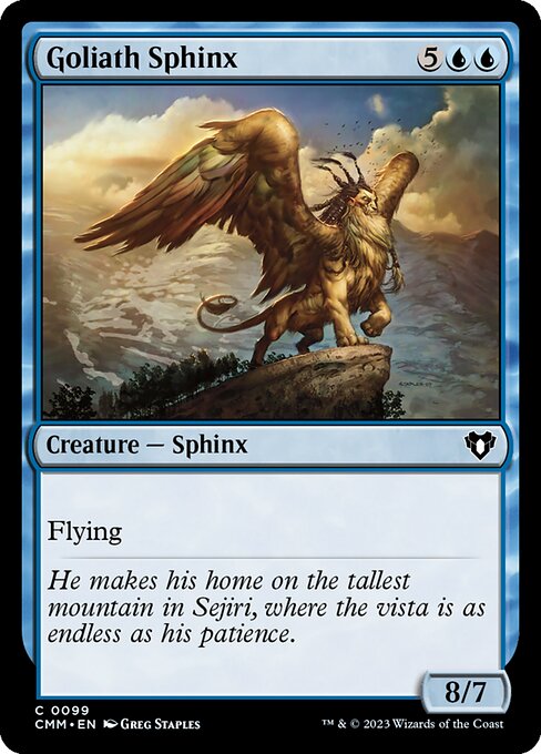 Goliath Sphinx - Commander Masters Magic card