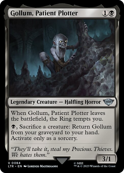 Gollum, Patient Plotter - The Lord of the Rings: Tales of Middle-earth Magic card