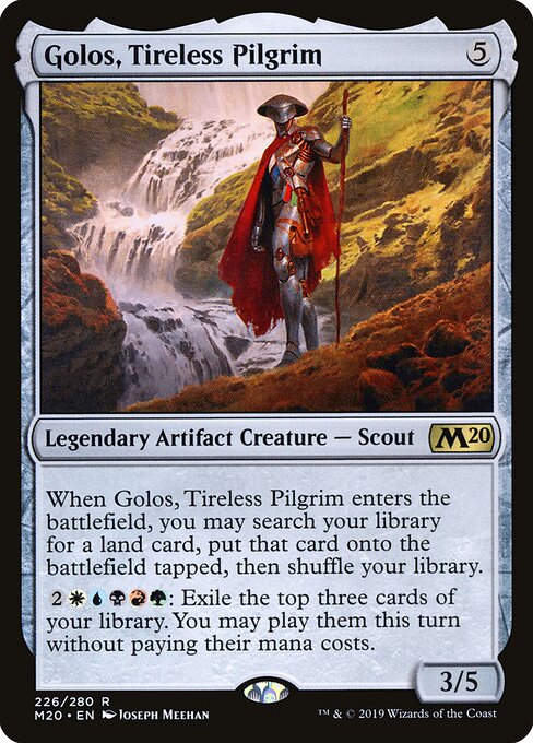 Golos, Tireless Pilgrim - Core Set 2020 Magic card
