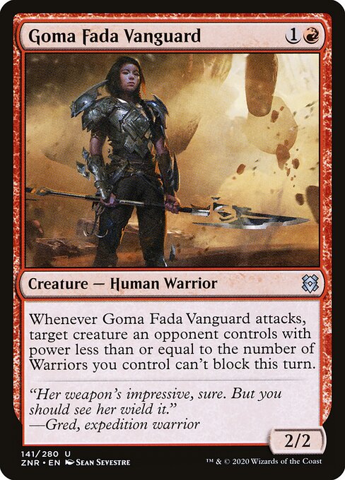 Goma Fada Vanguard - Zendikar Rising Magic card