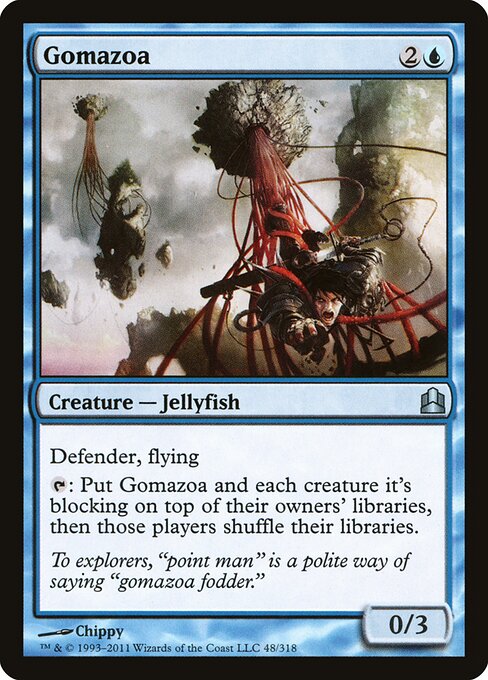 Gomazoa - Commander 2011 Magic card
