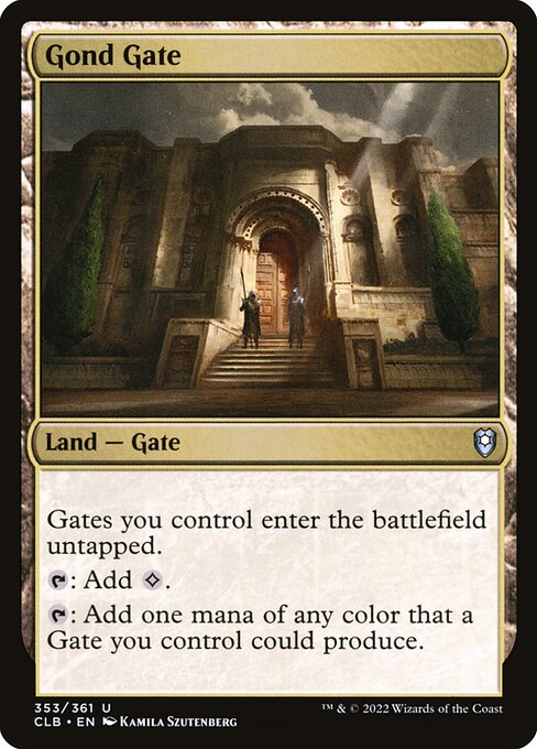 Gond Gate - Commander Legends: Battle for Baldur's Gate Magic card