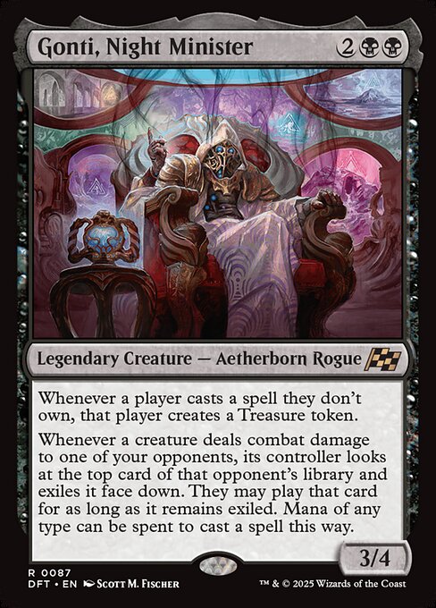 Gonti, Night Minister - Aetherdrift Magic card