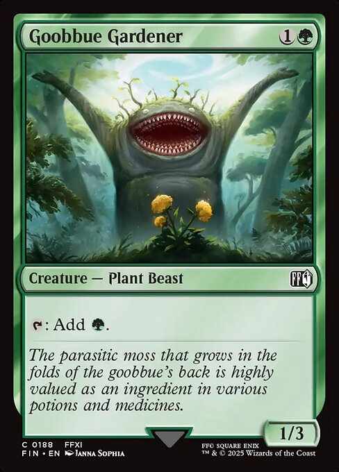 Goobbue Gardener - Final Fantasy Magic card