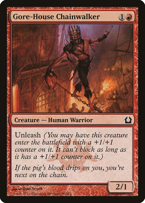 Gore-House Chainwalker - Return to Ravnica Magic card