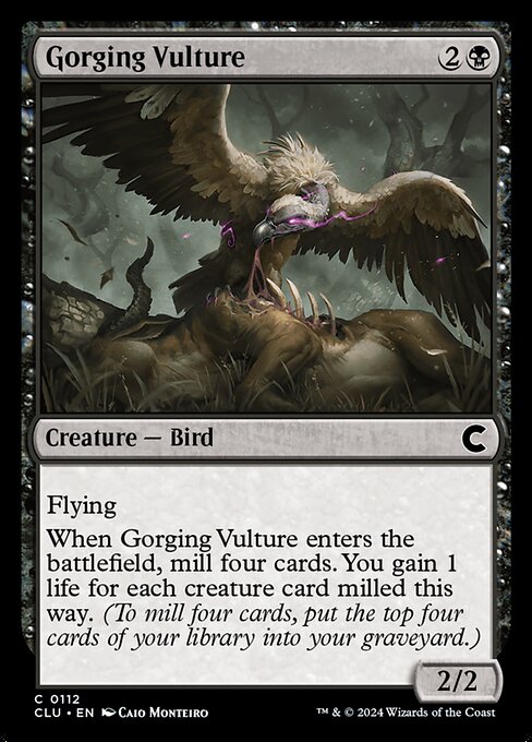 Gorging Vulture - Ravnica: Clue Edition Magic card