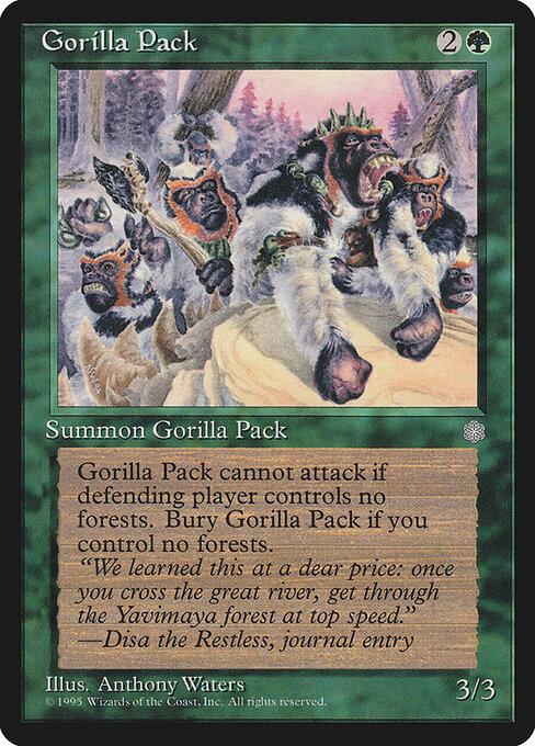 Gorilla Pack - Ice Age Magic card