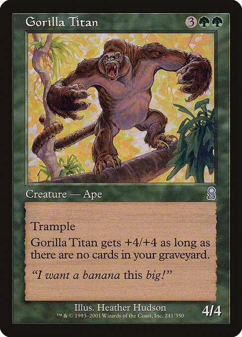 Gorilla Titan - Odyssey Magic card