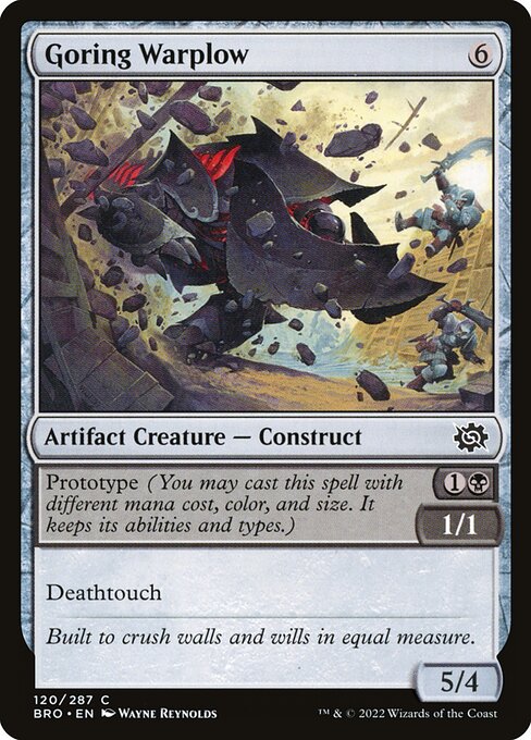 Goring Warplow - The Brothers' War Magic card