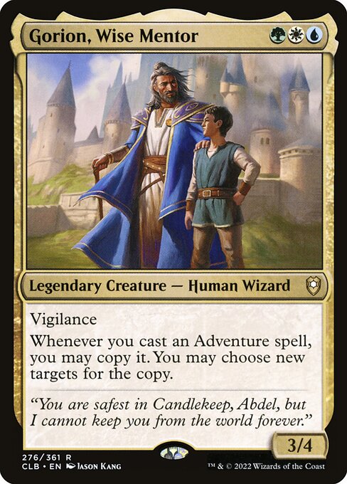 Gorion, Wise Mentor - Commander Legends: Battle for Baldur's Gate Magic card