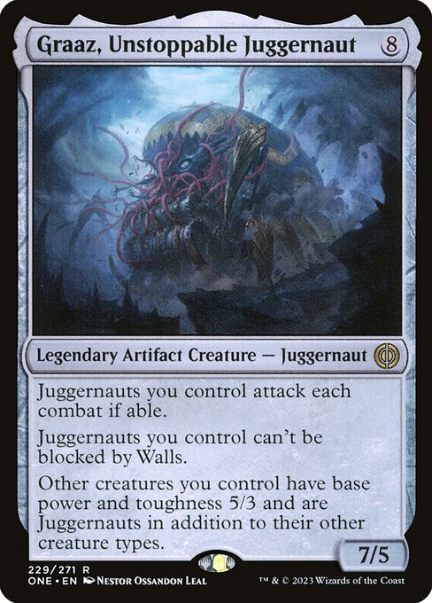 Graaz, Unstoppable Juggernaut - Phyrexia: All Will Be One Magic card