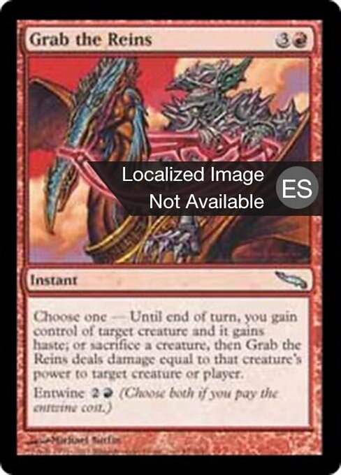 Zügel ergreifen (Grab the Reins) - Commander 2016 (#126) - Illustrated by Michael Sutfin - Magic: The Gathering Card