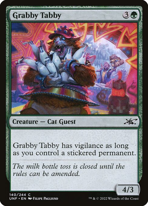 Grabby Tabby - Unfinity Magic card
