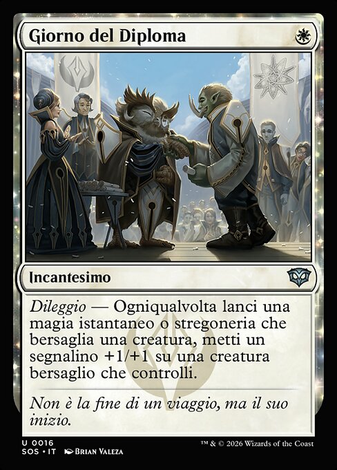 Abschlusszeremonie (Graduation Day) - Secrets of Strixhaven (#16) - Illustrated by Brian Valeza - Magic: The Gathering Card