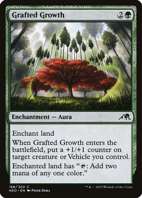 Grafted Growth - Kamigawa: Neon Dynasty Magic card