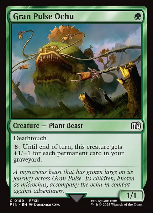 Gran Pulse Ochu - Final Fantasy Magic card