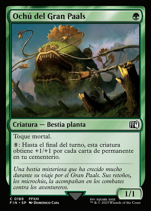 Ochú del Gran Paals (Gran Pulse Ochu) - Final Fantasy (#189) - Illustrated by Domenico Cava - Magic: The Gathering Card