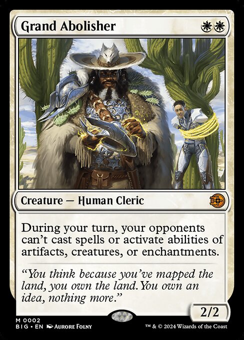 Grand Abolisher - The Big Score Magic card