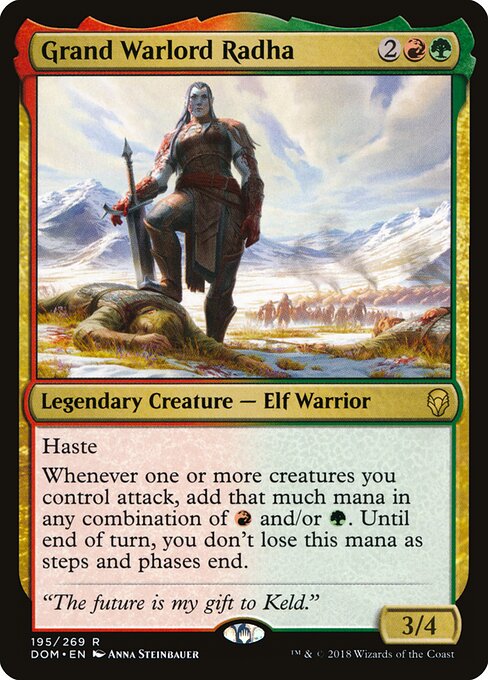 Grand Warlord Radha - Dominaria Magic card
