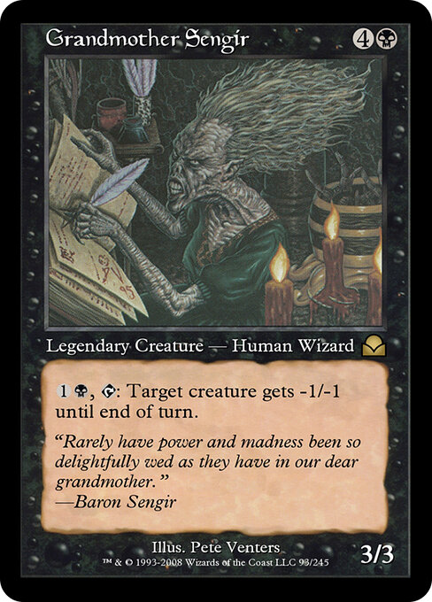 Grandmother Sengir - Masters Edition II Magic card