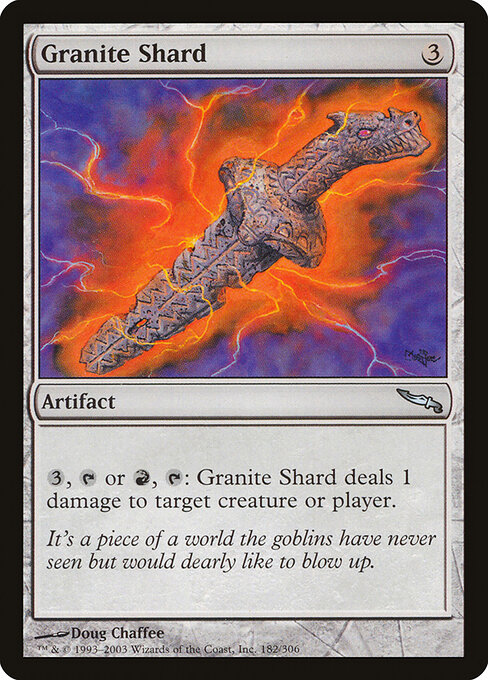 Granite Shard - Mirrodin Magic card