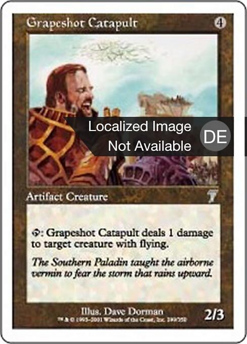 Kartätsche (Grapeshot Catapult) - Fifth Edition (#375) - Illustrated by Dan Frazier - Magic: The Gathering Card