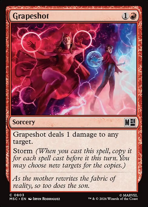 Grapeshot - Marvel Super Heroes Commander Magic card