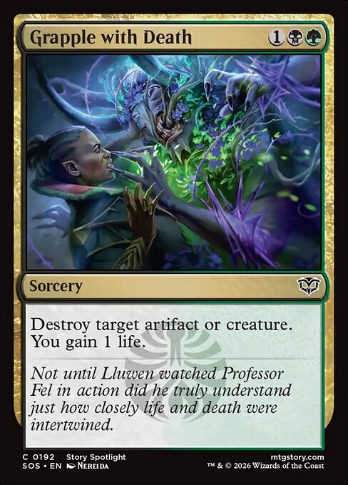 Grapple with Death - Secrets of Strixhaven Magic card