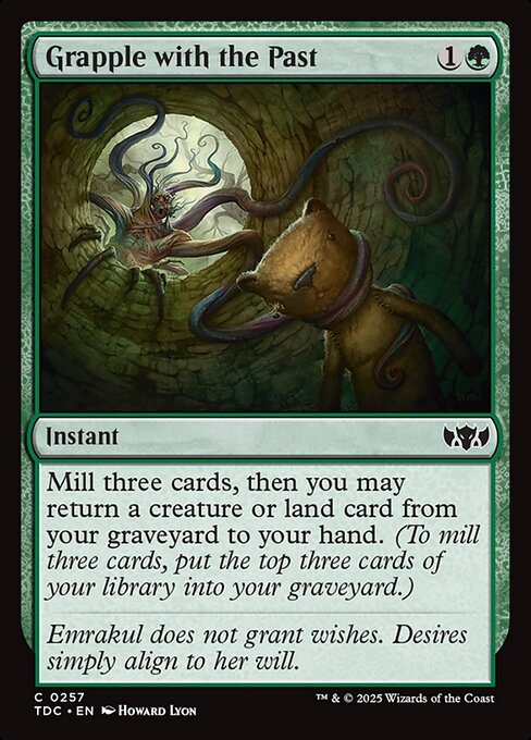Grapple with the Past - Tarkir: Dragonstorm Commander Magic card