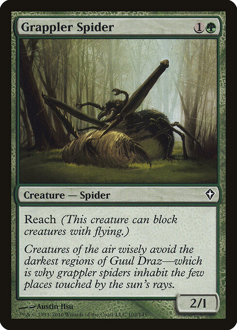 Grappler Spider - Worldwake Magic card