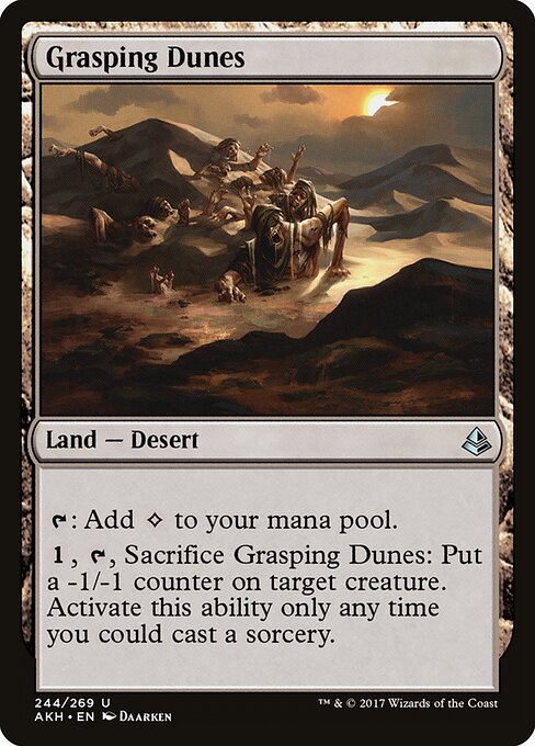 Grasping Dunes - Amonkhet Magic card