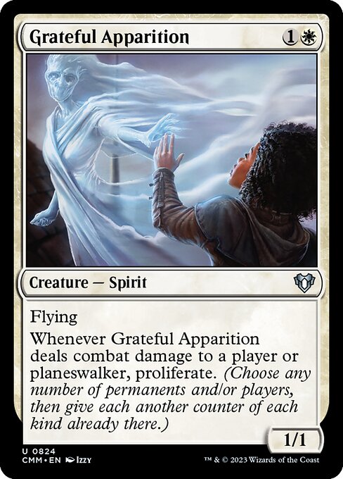 Grateful Apparition - Commander Masters Magic card