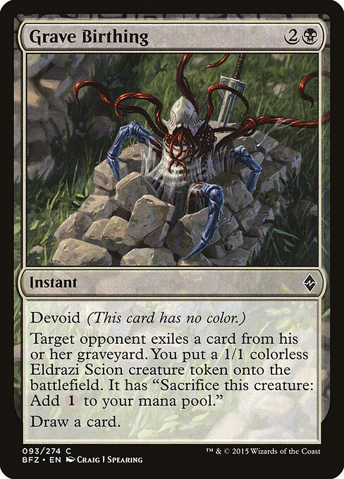 Grave Birthing - Battle for Zendikar Magic card