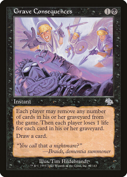 Grave Consequences - Judgment Magic card