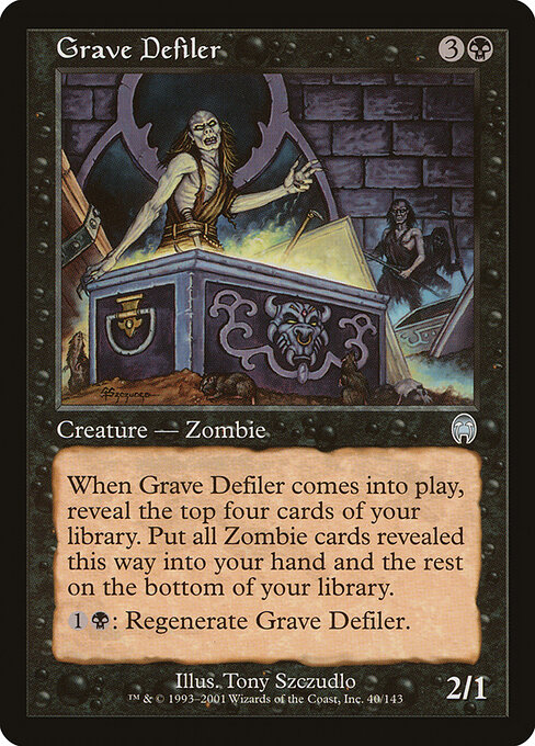 Grave Defiler - Apocalypse Magic card