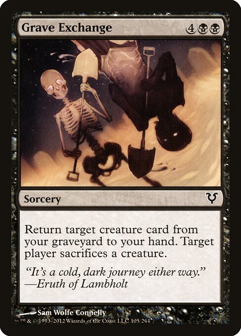 Grave Exchange - Avacyn Restored Magic card