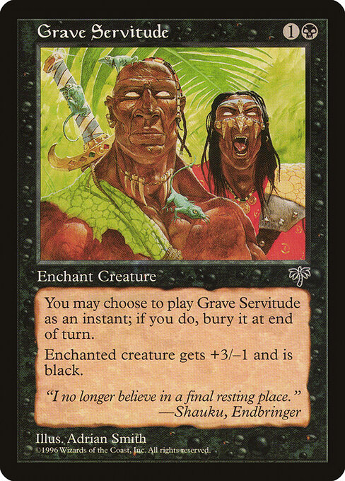 Grave Servitude - Mirage Magic card