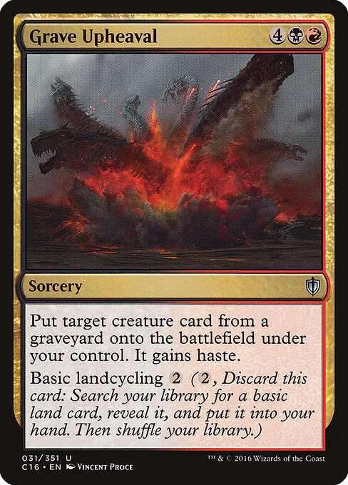 Grave Upheaval - Commander 2016 Magic card