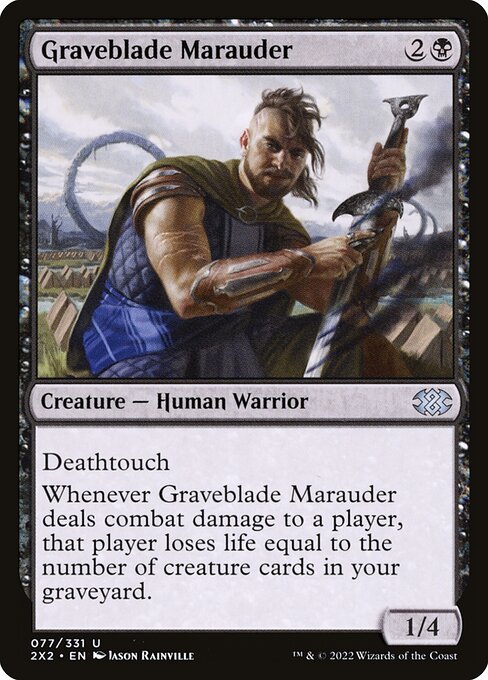 Graveblade Marauder - Double Masters 2022 Magic card