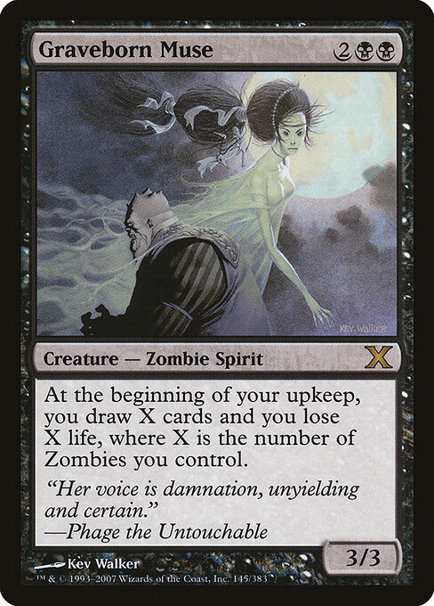 Graveborn Muse - Tenth Edition Magic card