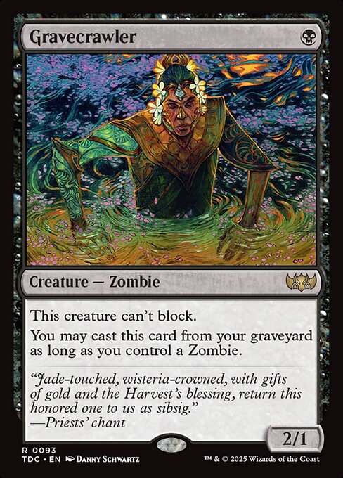 Gravecrawler - Tarkir: Dragonstorm Commander Magic card