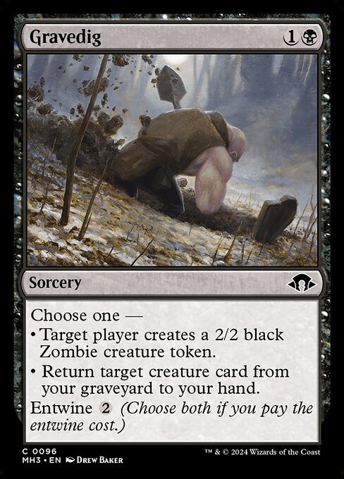 Gravedig - Modern Horizons 3 Magic card