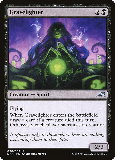 Gravelighter - Kamigawa: Neon Dynasty Magic card