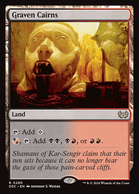 Graven Cairns - Duskmourn: House of Horror Commander Magic card