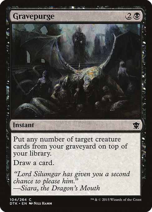 Gravepurge - Dragons of Tarkir Magic card