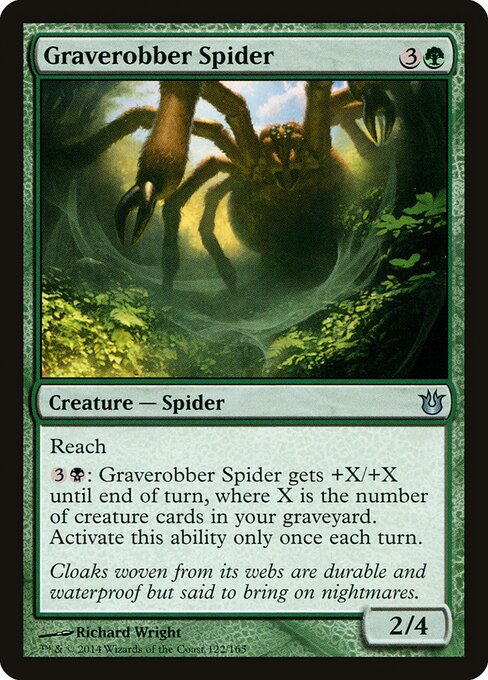 Graverobber Spider - Born of the Gods Magic card