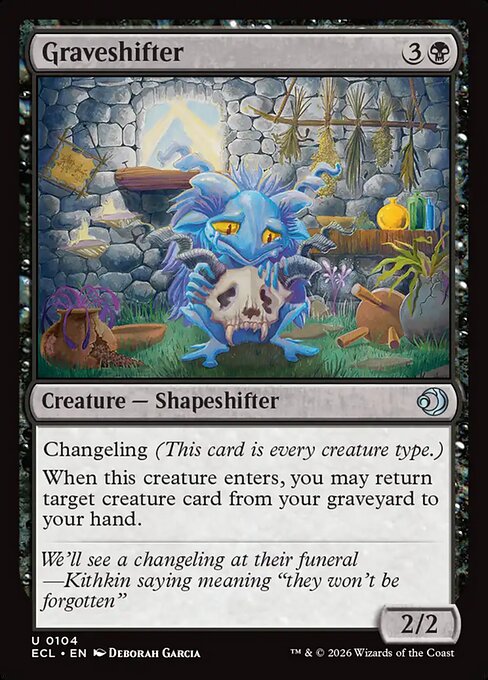 Graveshifter - Lorwyn Eclipsed (#104) - Illustrated by Deborah Garcia - Magic: The Gathering Card